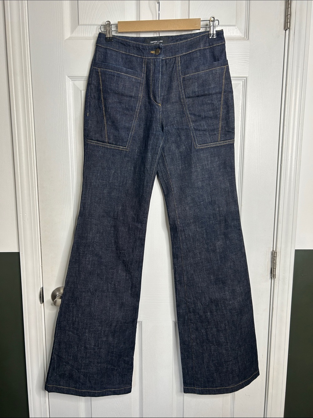 Derek Lam high-waisted flair denim